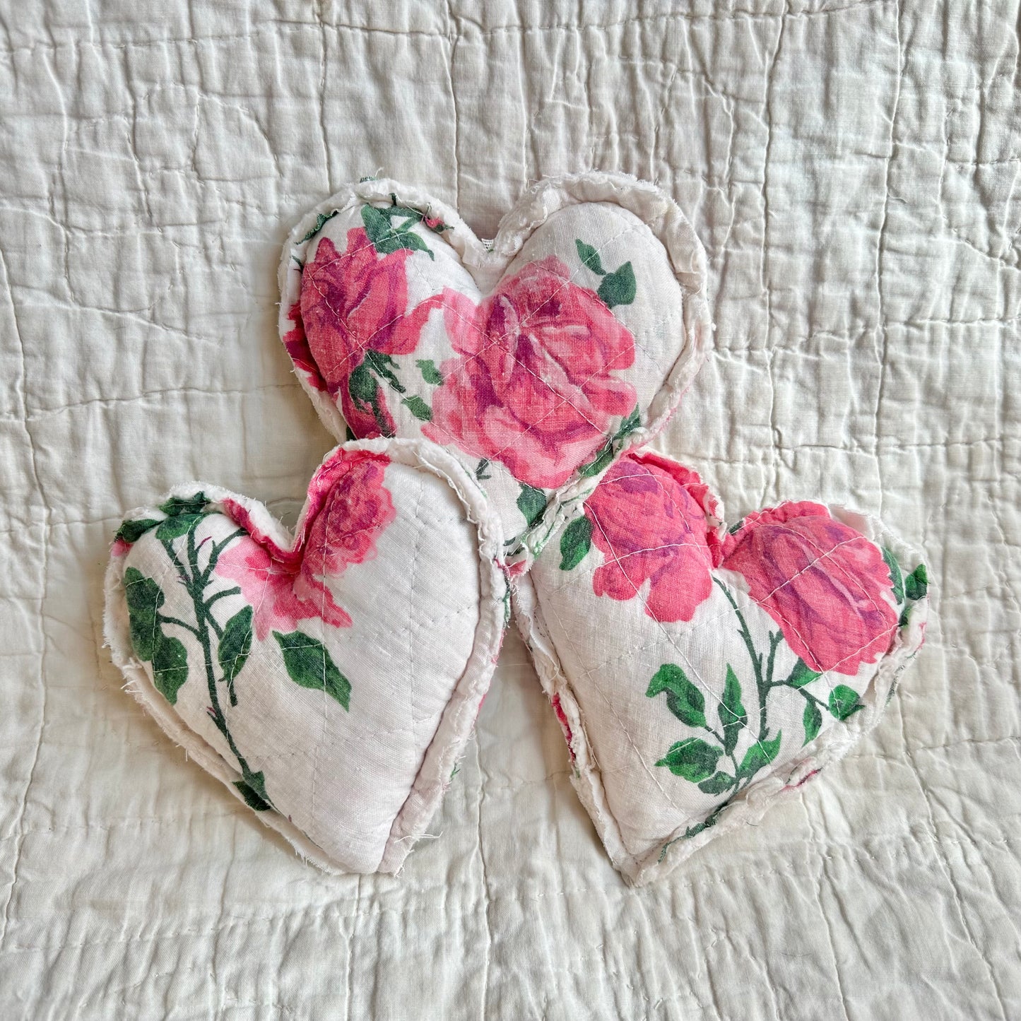 Rose Cutter Quilt Heart Trio