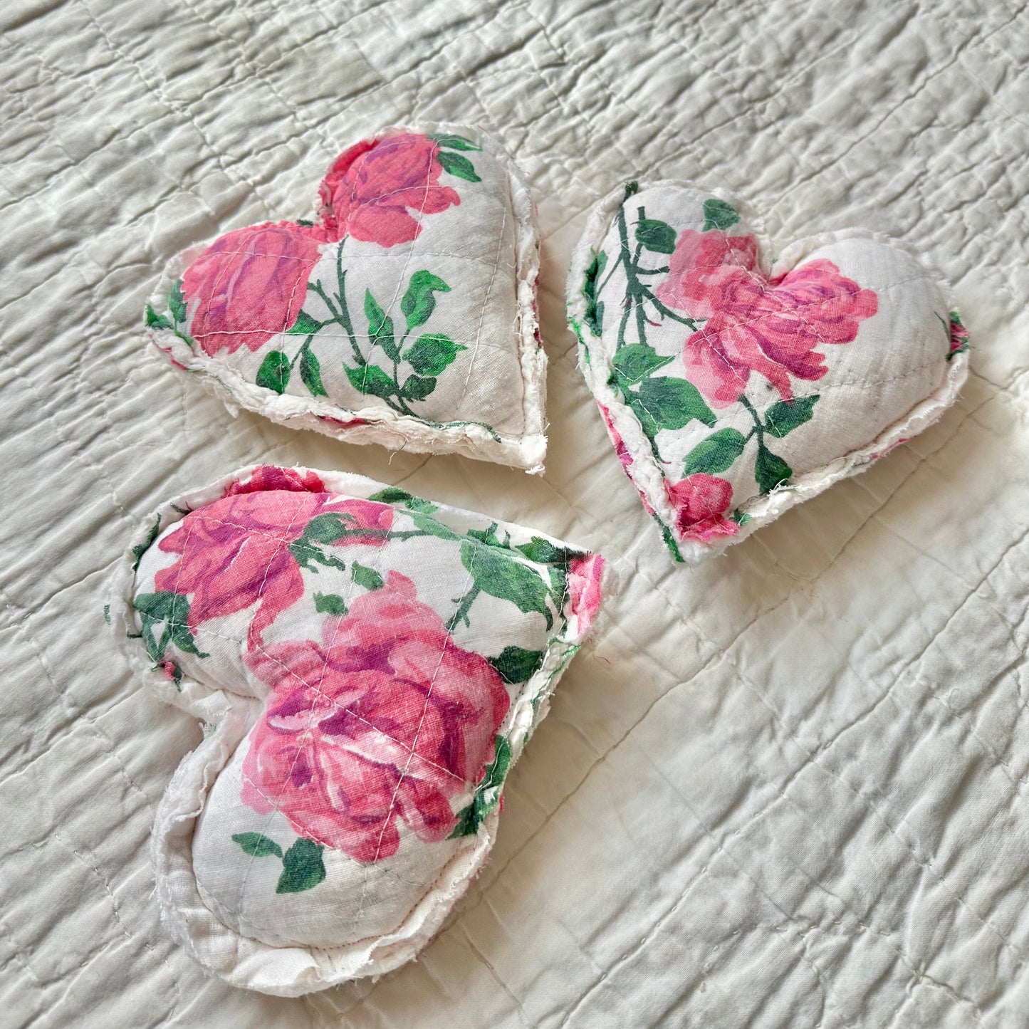 Rose Cutter Quilt Heart Trio