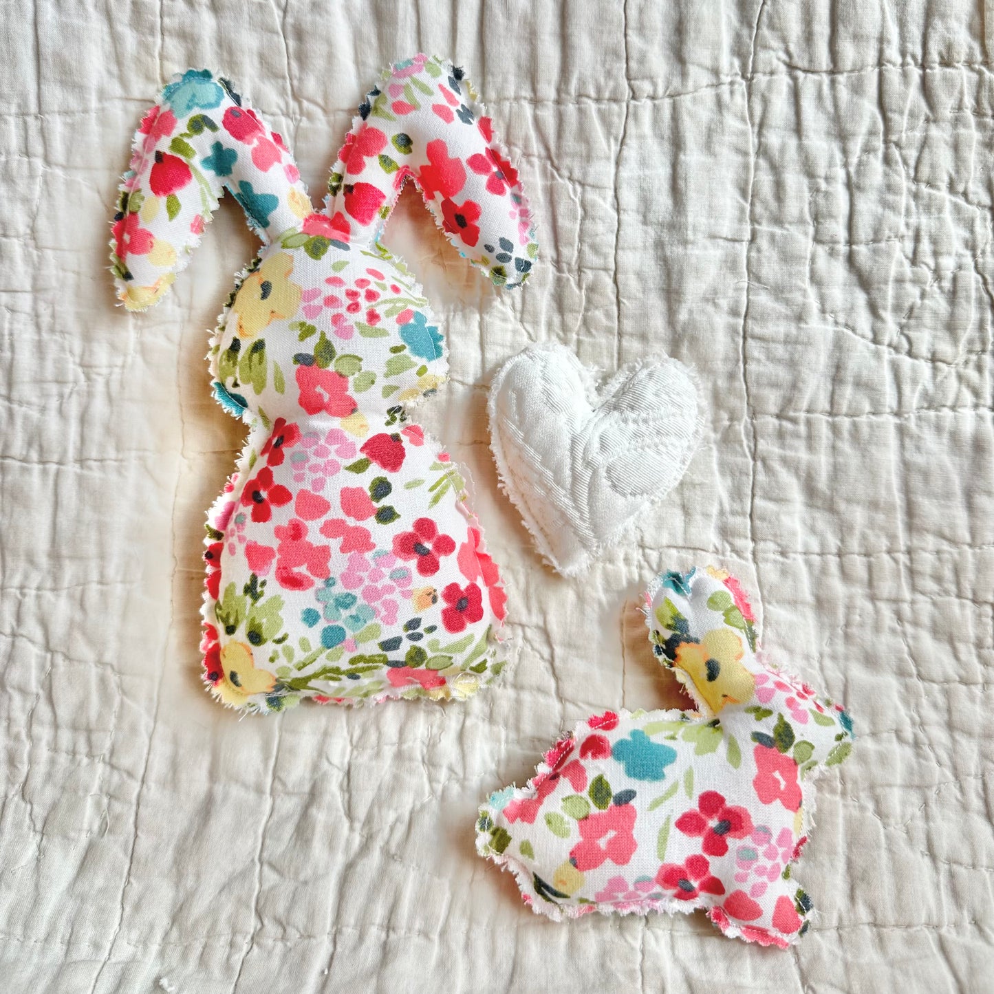 Spring Floral Easter Bunny Set
