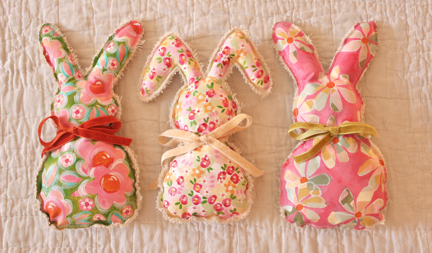 Painted Canvas Bunny