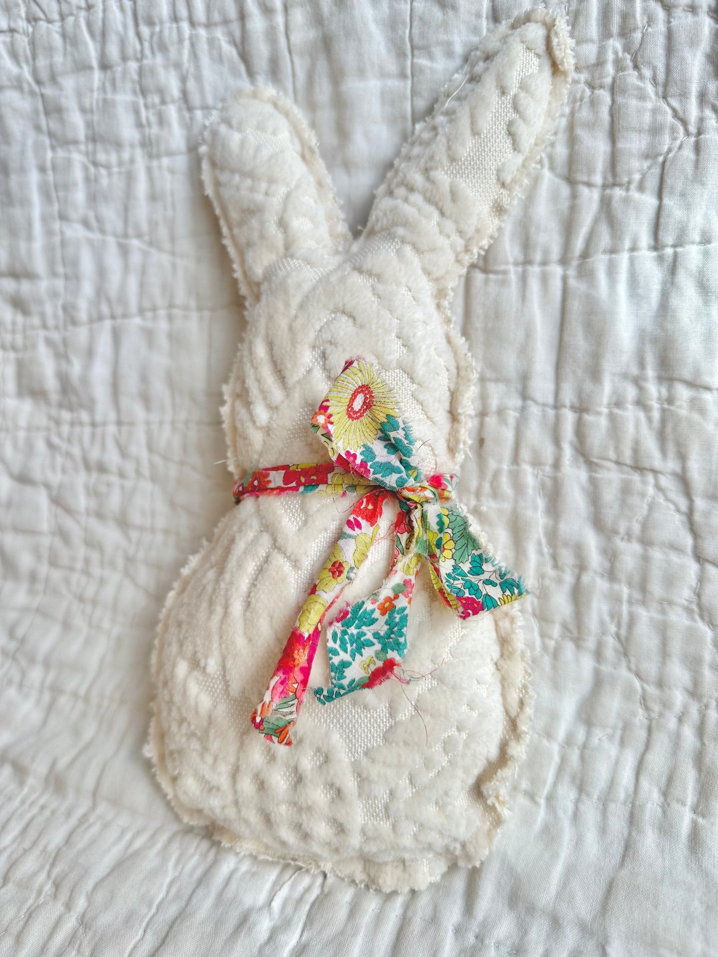 Brushed Chenille & Liberty Floral Trio
