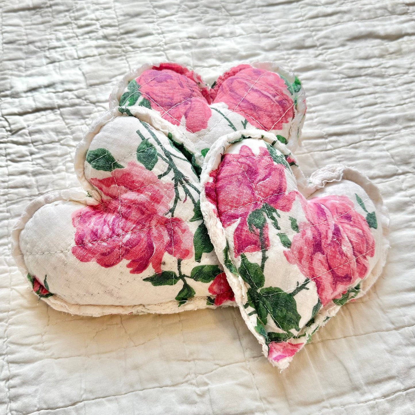 Rose Cutter Quilt Heart Trio