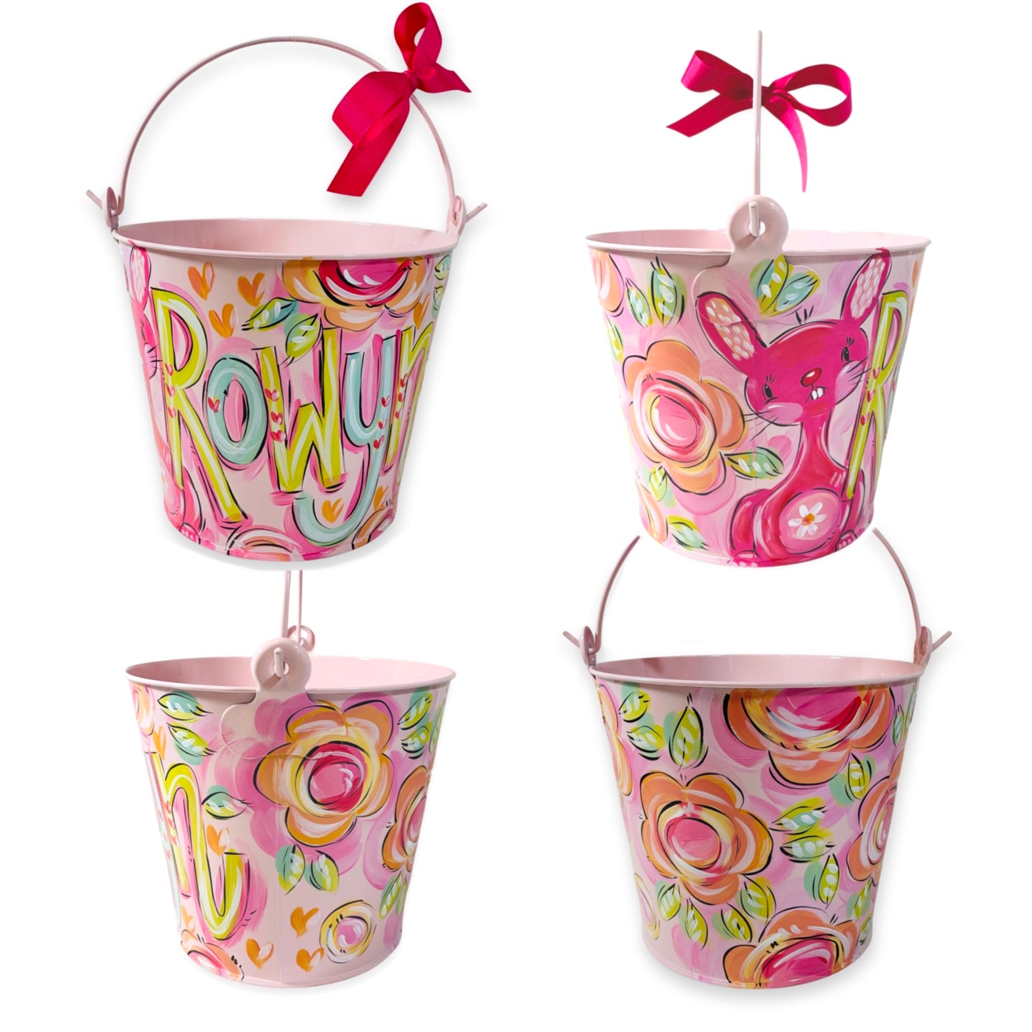 PINK BUNNY BUCKET