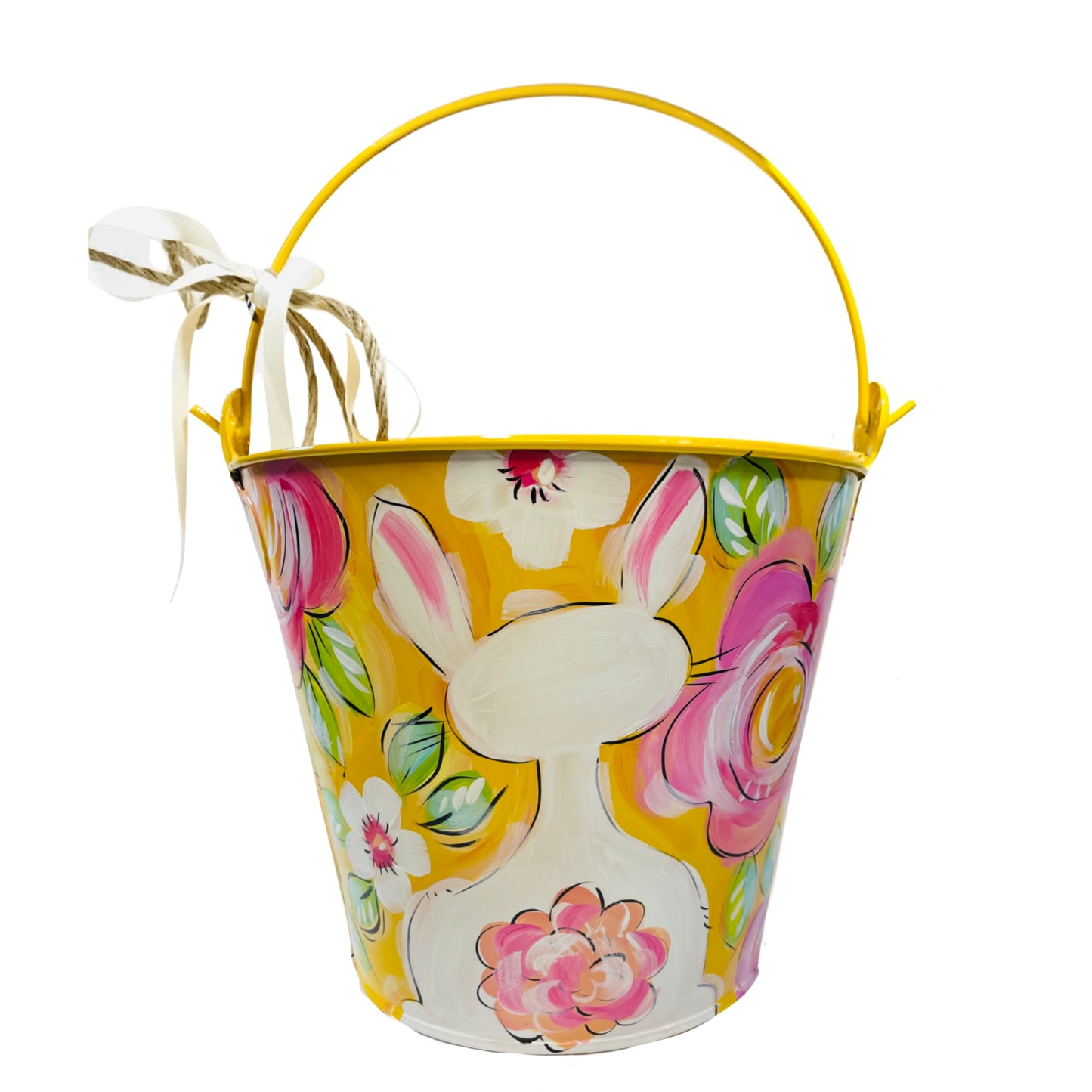 SWEET BUNNY, YELLOW BUCKET