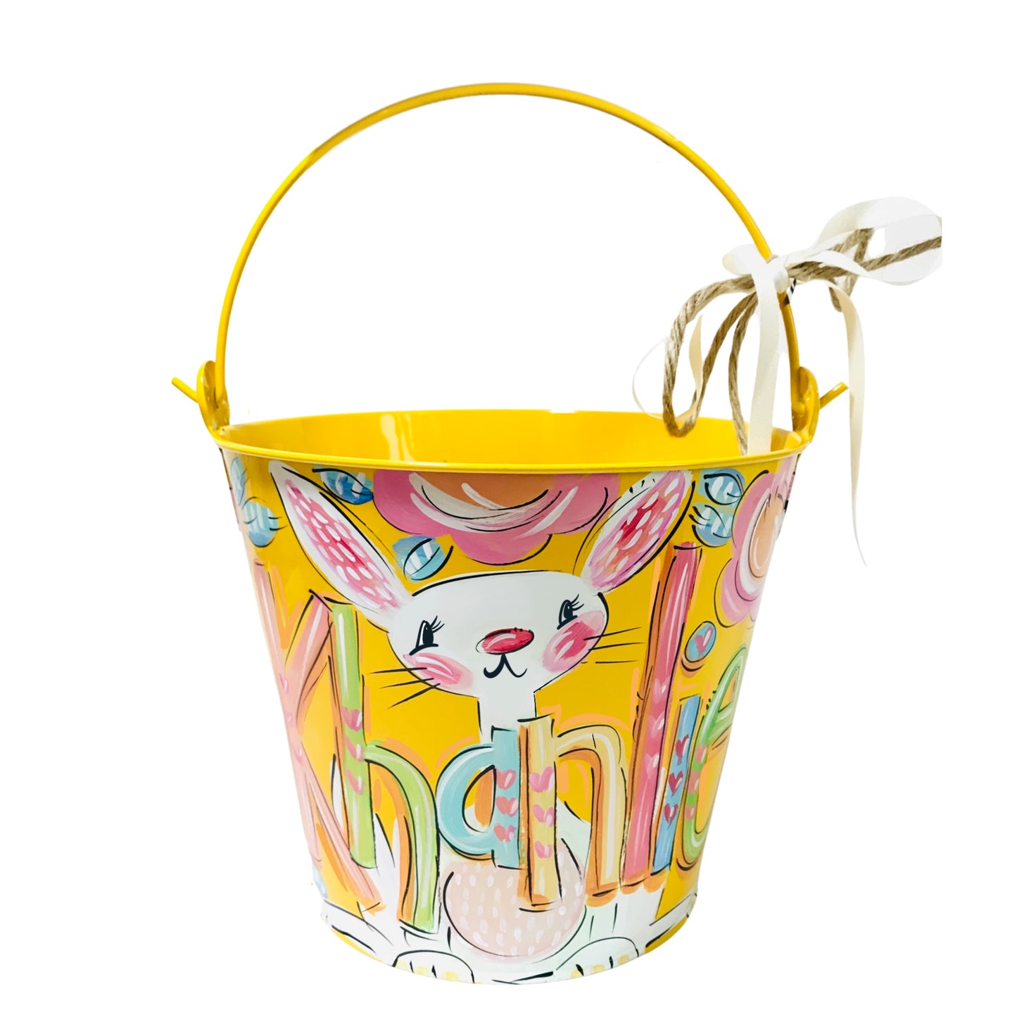 SWEET BUNNY, YELLOW BUCKET