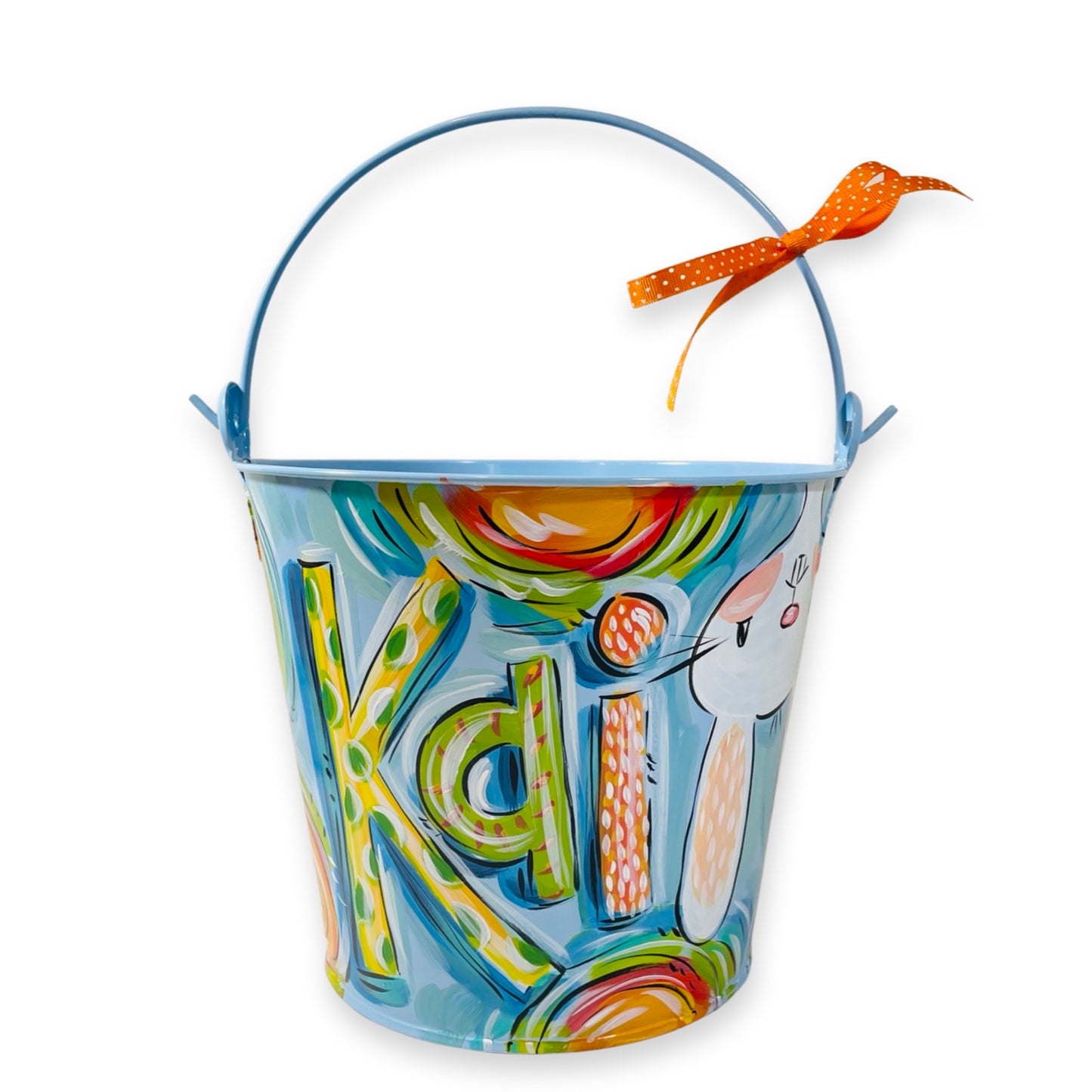 BLUE & GREEN BUNNY BUCKET