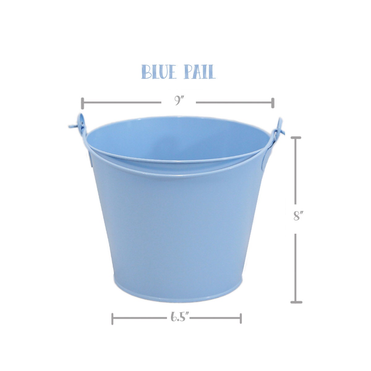 BLUE & WHITE FLORAL BUCKET