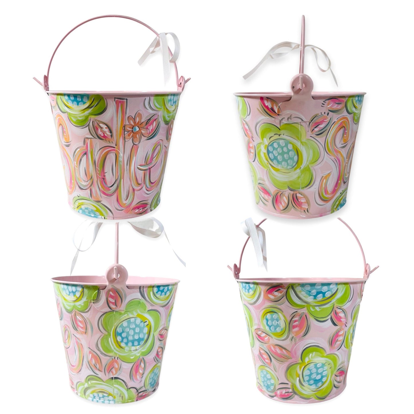 PASTEL FLORAL EASTER BUCKET