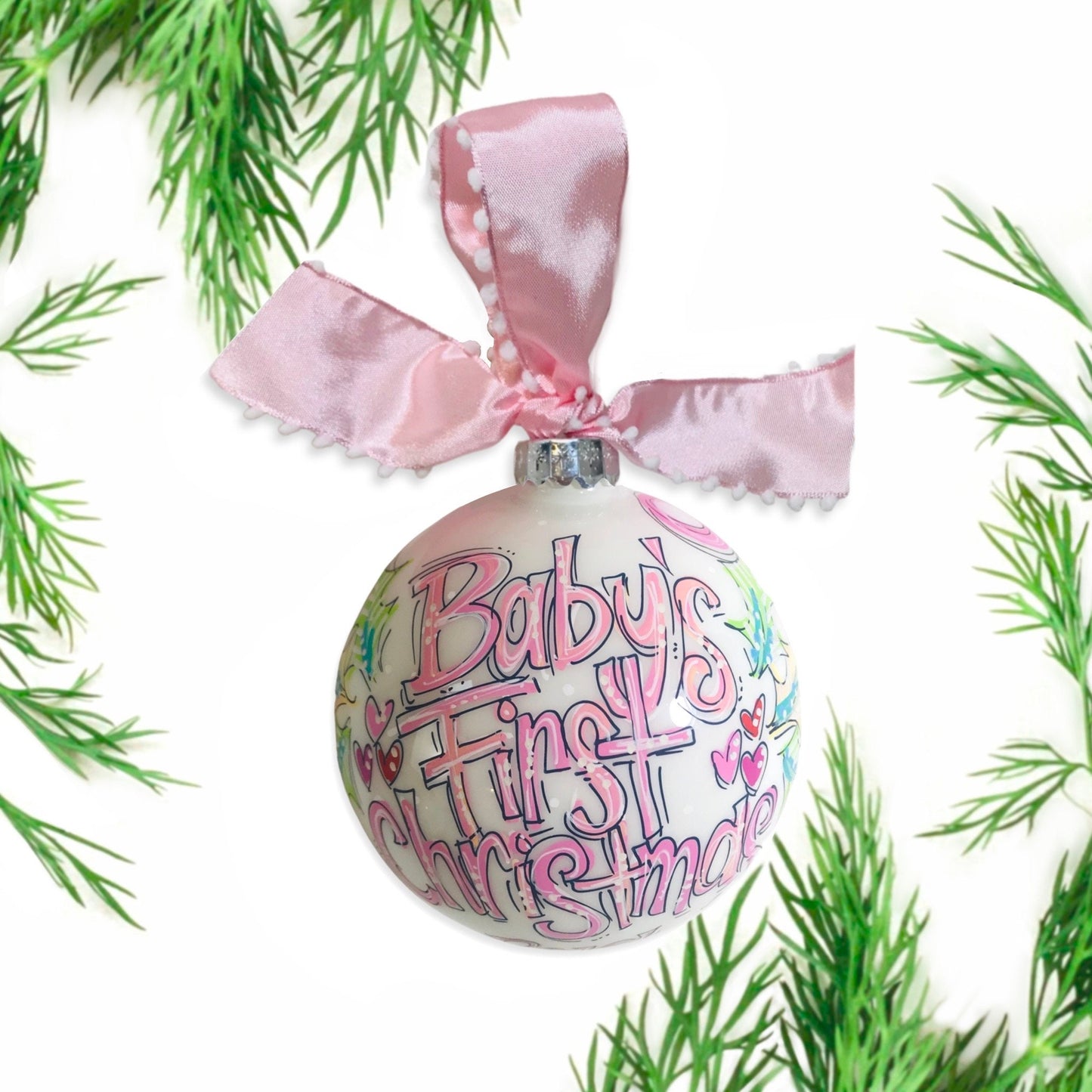 Baby's First Christmas, Pink