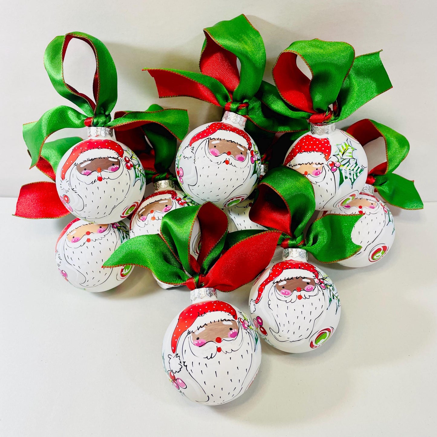 BLACK SANTA ORNAMENT