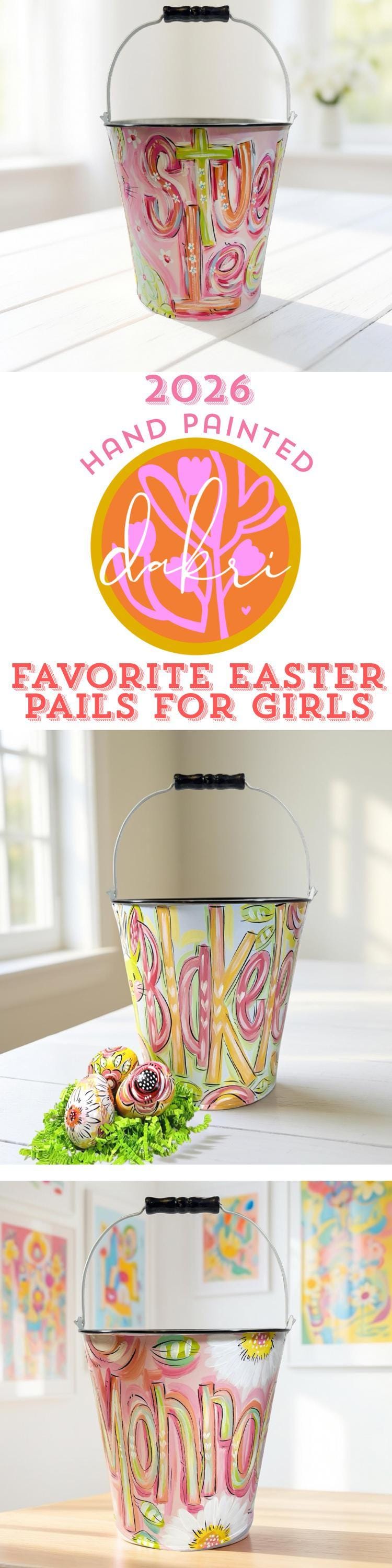 FLORAL BUNNY PAIL