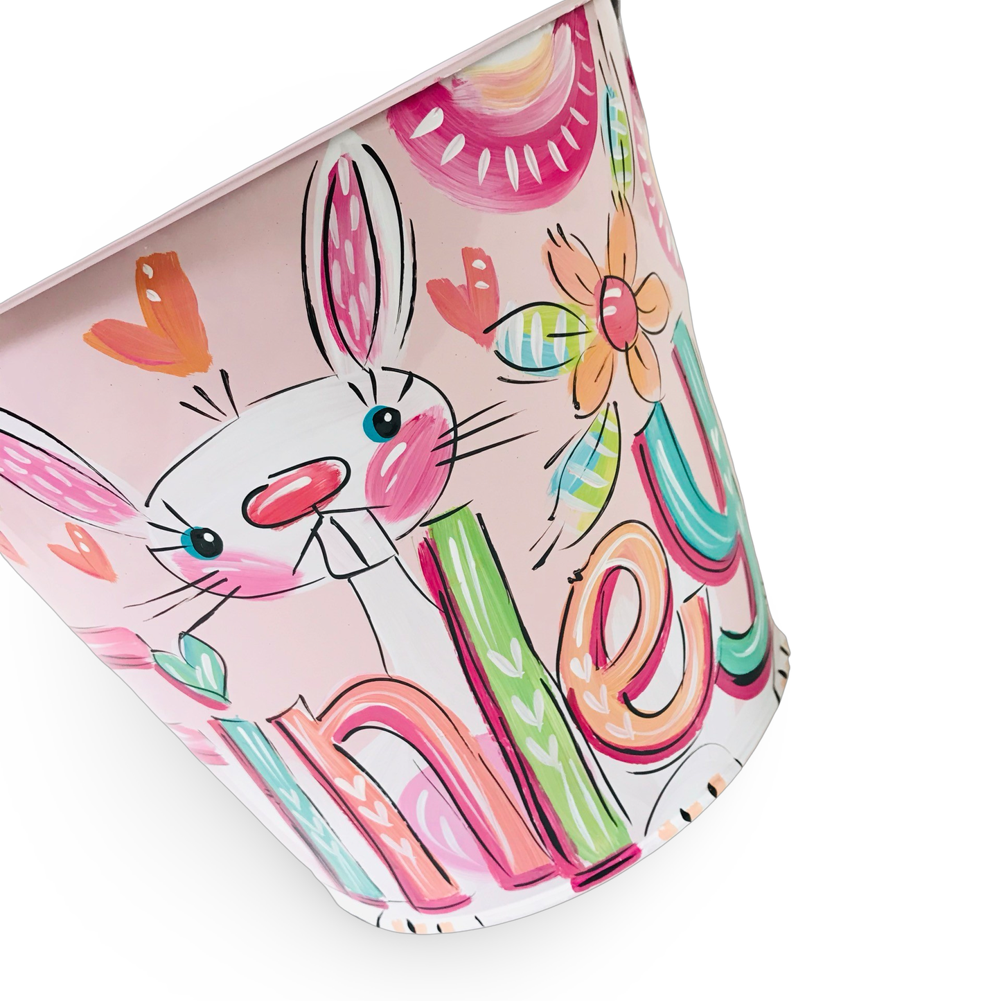 SWEET BUNNY, PINK BUCKET