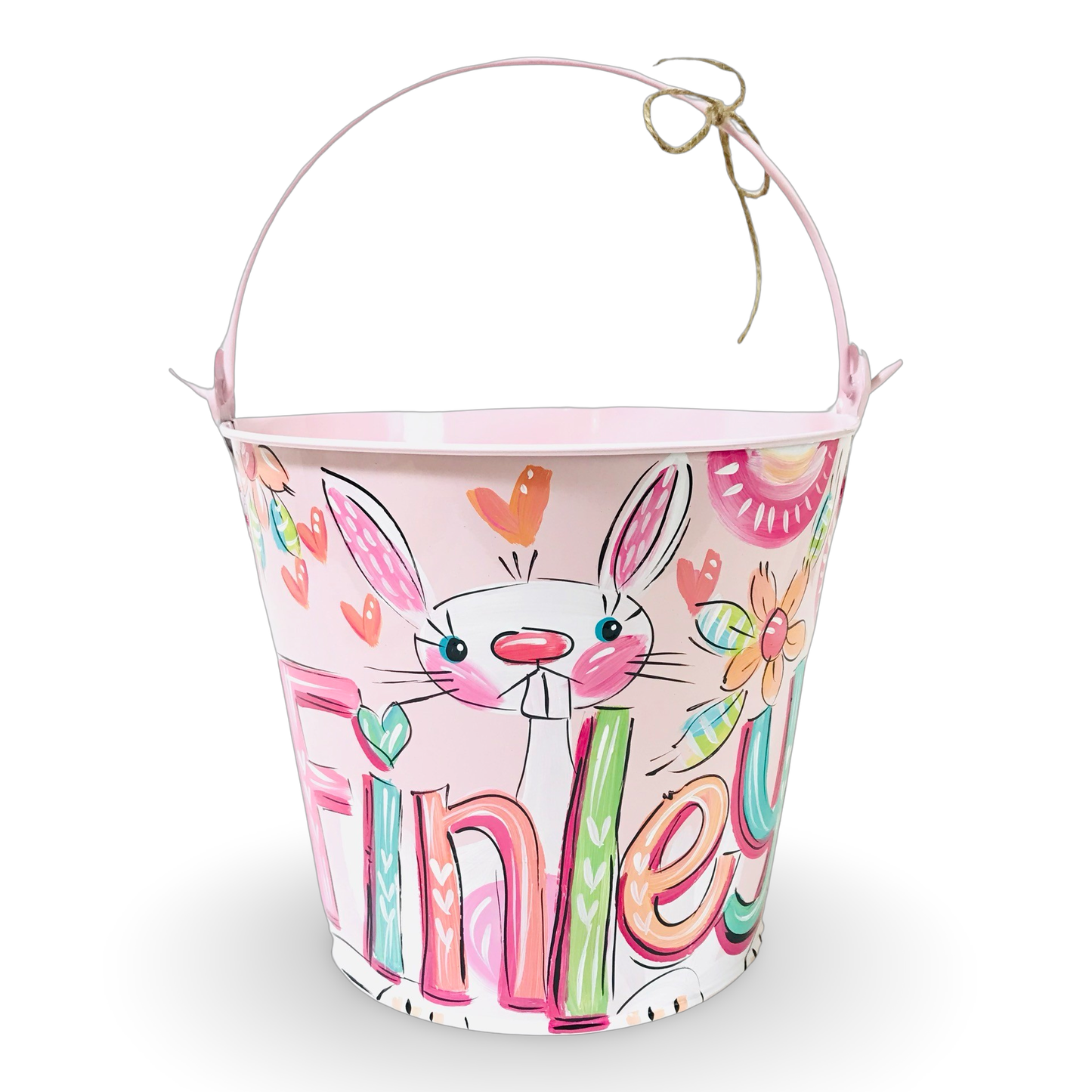 SWEET BUNNY, PINK BUCKET