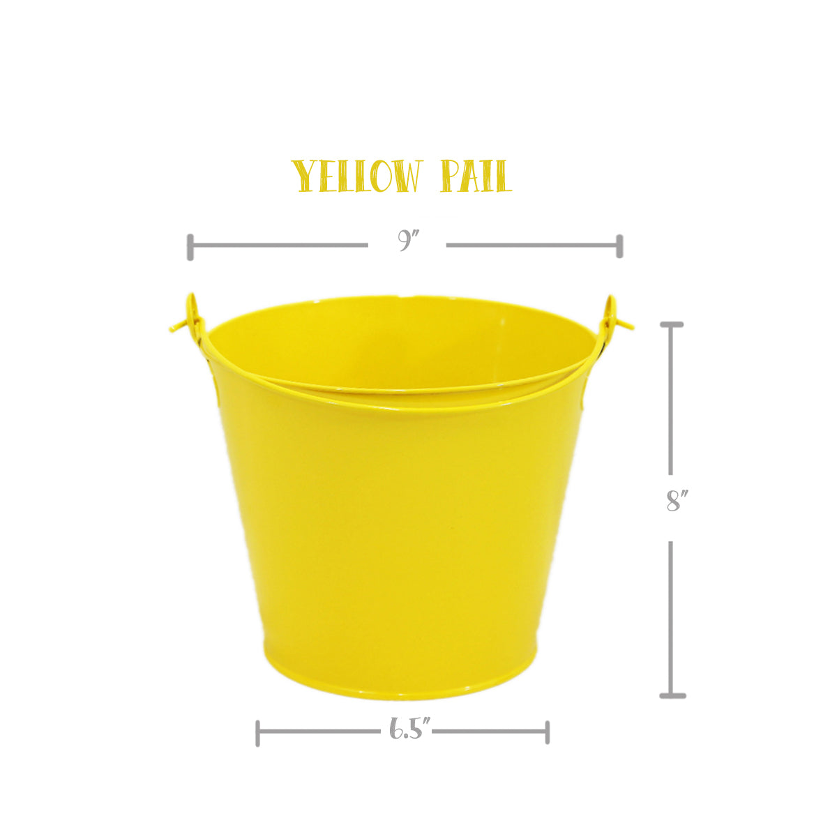 YELLOW EASTER BUCKET