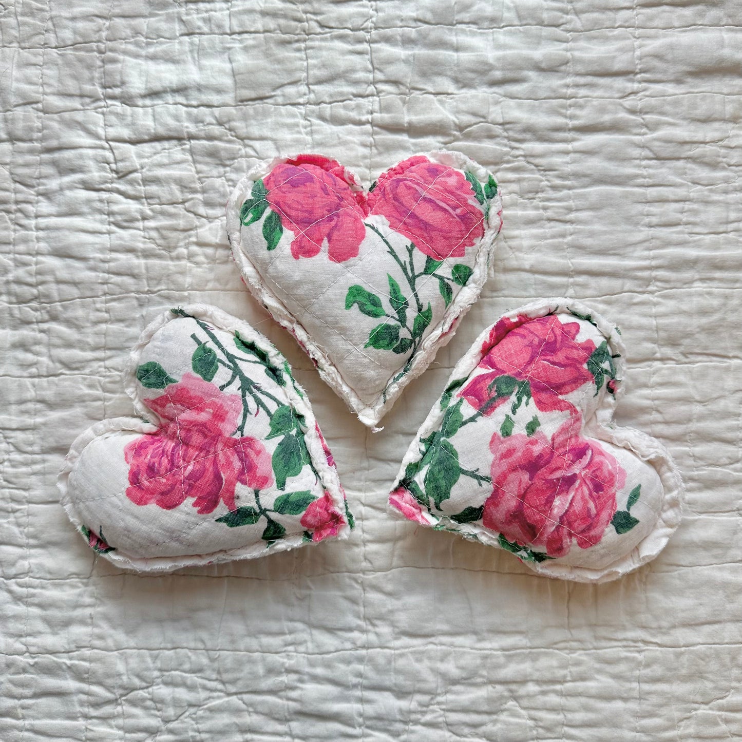Rose Cutter Quilt Heart Trio