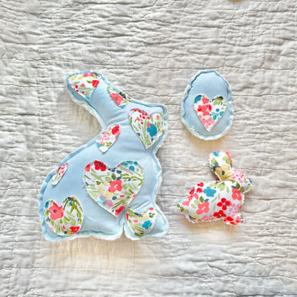 Patchwork Floral Easter Trio