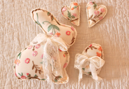 Embroidered Floral Mesh Easter Trio