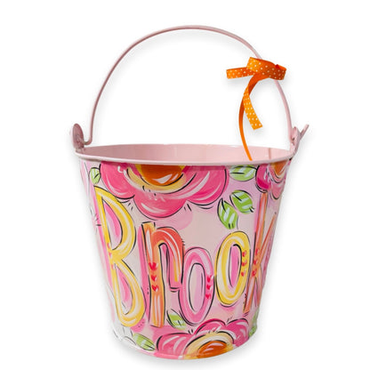 PINK EASTER BUNNY BUCKET