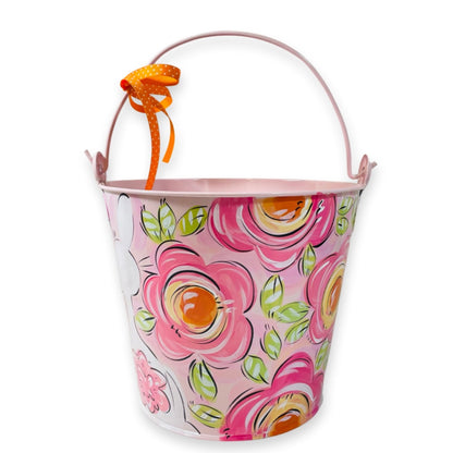 PINK EASTER BUNNY BUCKET