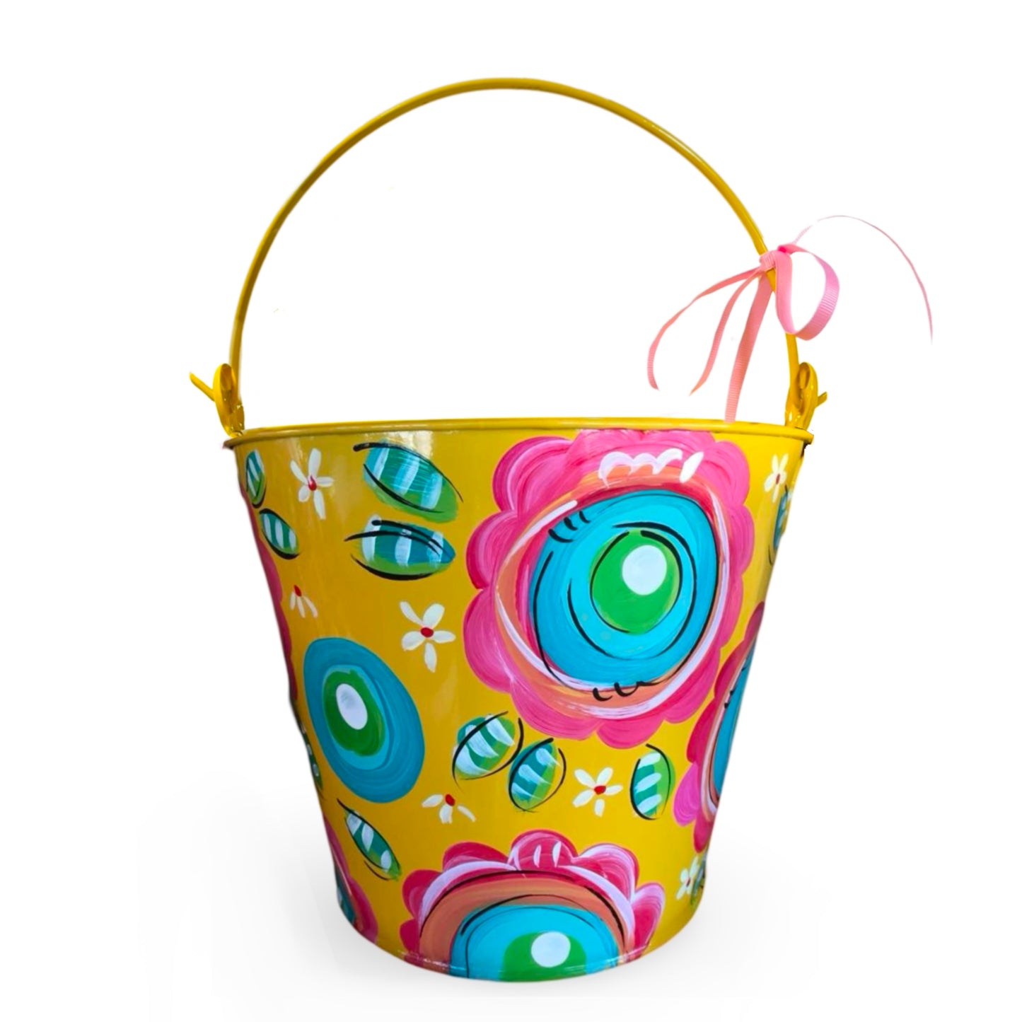 BRIGHT YELLOW EASTER BUCKET