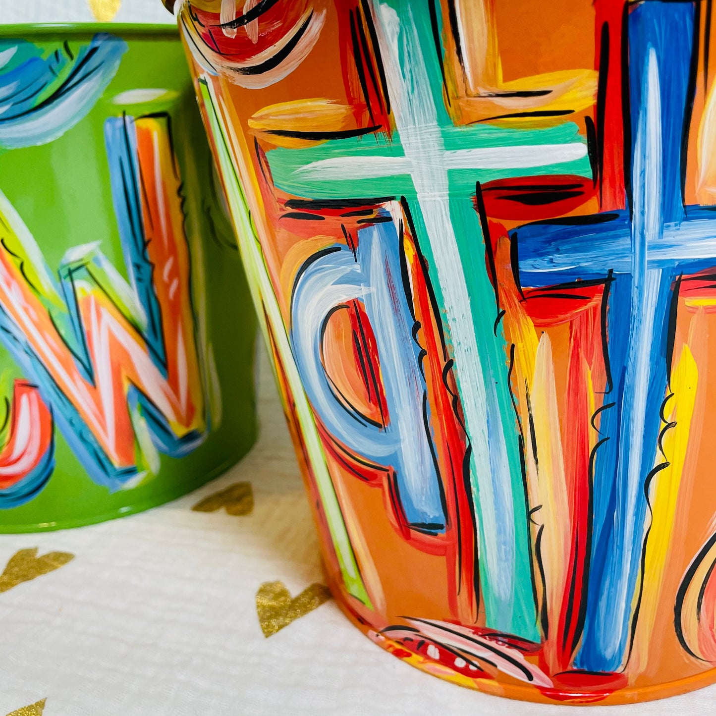 ORANGE EASTER PAIL