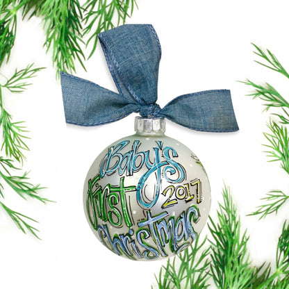 BABY'S FIRST CHRISTMAS, BLUES and GREENS