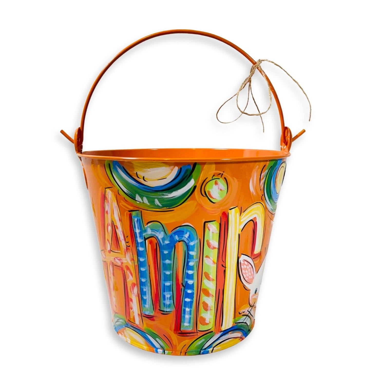 ORANGE BUNNY BUCKET