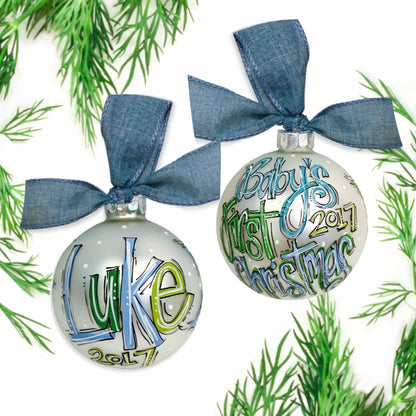 BABY'S FIRST CHRISTMAS, BLUES and GREENS