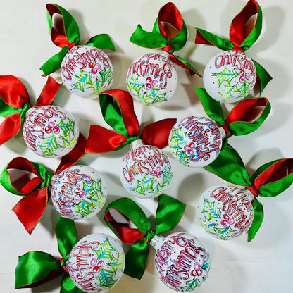 MERRY CHRISTMAS ORNAMENT