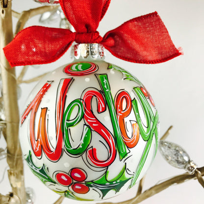 HOLLY ORNAMENT
