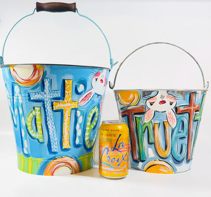 ORANGE EASTER PAIL