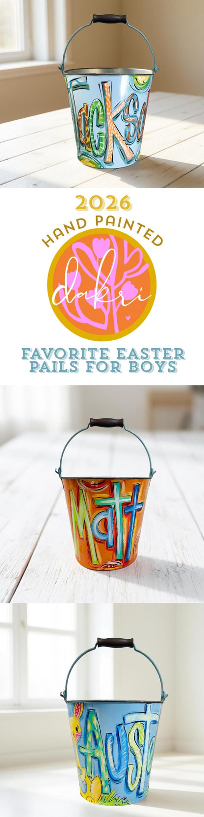 ORANGE EASTER PAIL