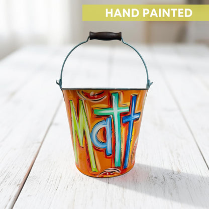 ORANGE EASTER PAIL