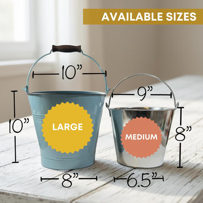 SWEET FOX PAINTED PAIL