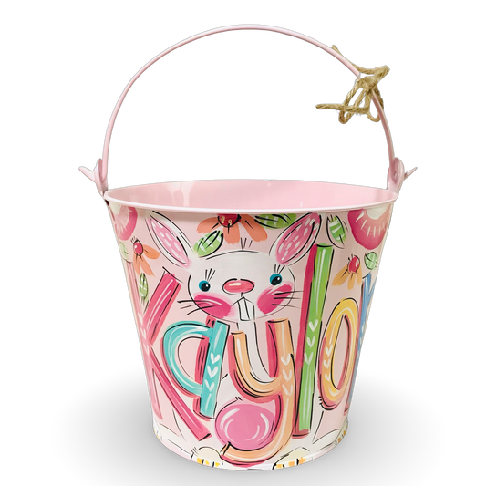 SWEET BUNNY, PINK BUCKET