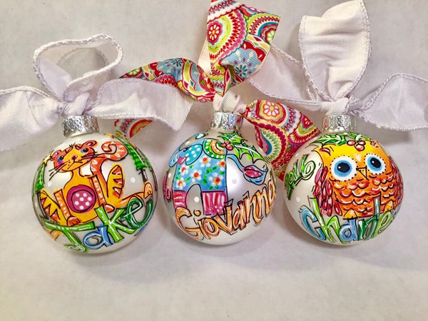 Orders Placed after 11/17 will Arrive after Christmas. ORNAMENT, PERSONALIZED TIGER Ornament