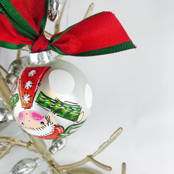 Orders Placed after 11/17 will Arrive after Christmas. ORNAMENT, PERSONALIZED ELF 'Upside Down' Ornament