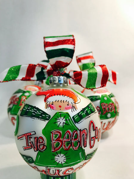 Orders Placed after 11/17 will Arrive after Christmas. ORNAMENT, PERSONALIZED ELF 'I've Been Good' Ornament