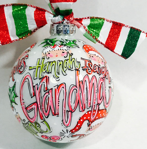 Orders Placed after 11/17 will Arrive after Christmas. ORNAMENT, PERSONALIZED FAMILY KEEPSAKE Ornament