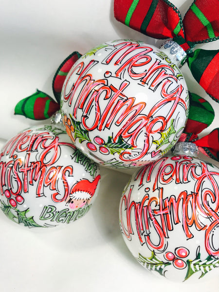 Orders Placed after 11/17 will Arrive after Christmas. ORNAMENT, PERSONALIZED FAMILY KEEPSAKE Ornament