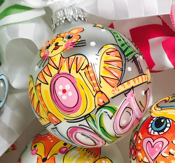 Orders Placed after 11/17 will Arrive after Christmas. ORNAMENT, PERSONALIZED TIGER Ornament