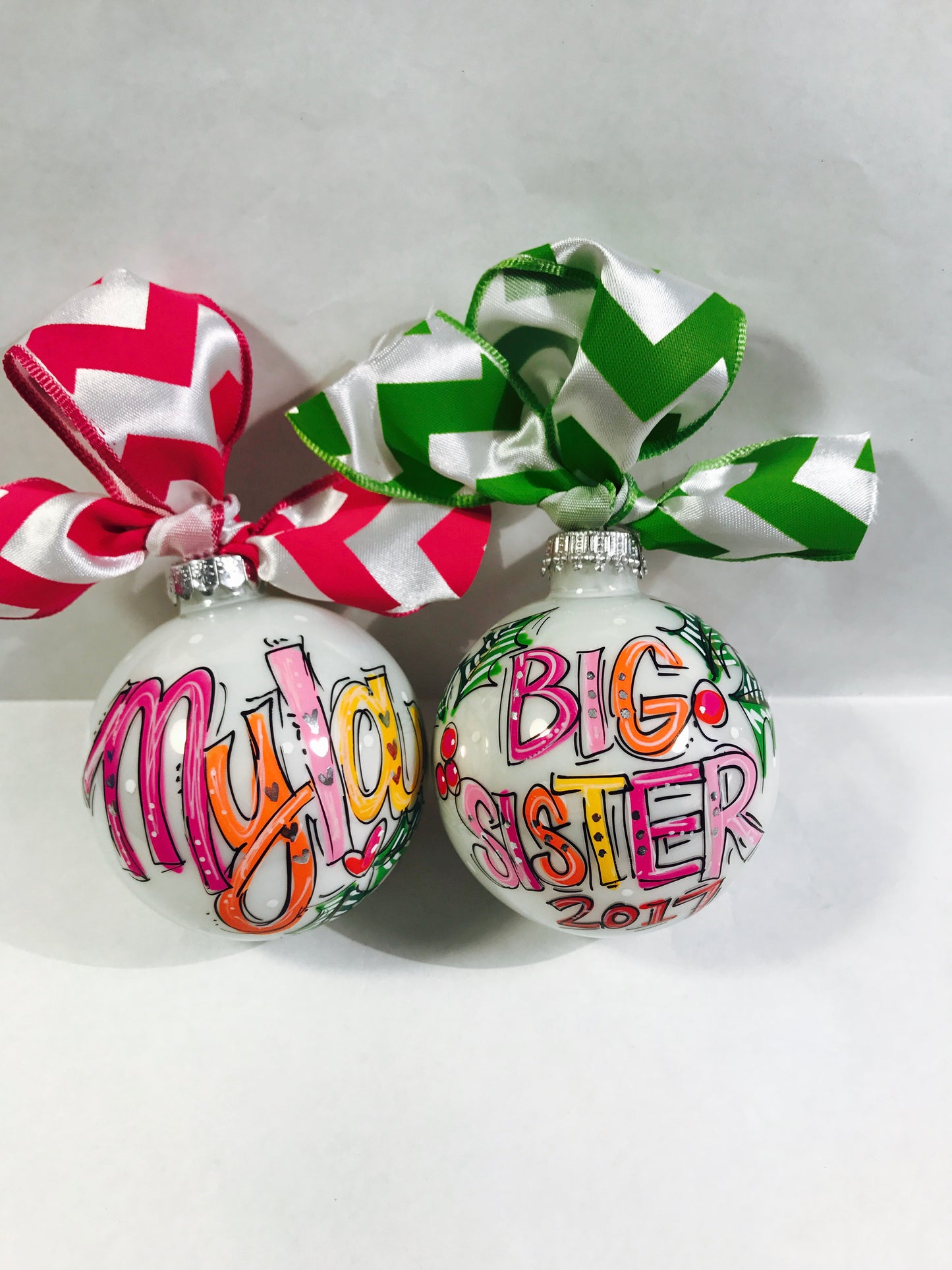 PERSONANLIZED BIG SIS/BRO ORNAMENT