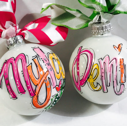 PERSONANLIZED BIG SIS/BRO ORNAMENT