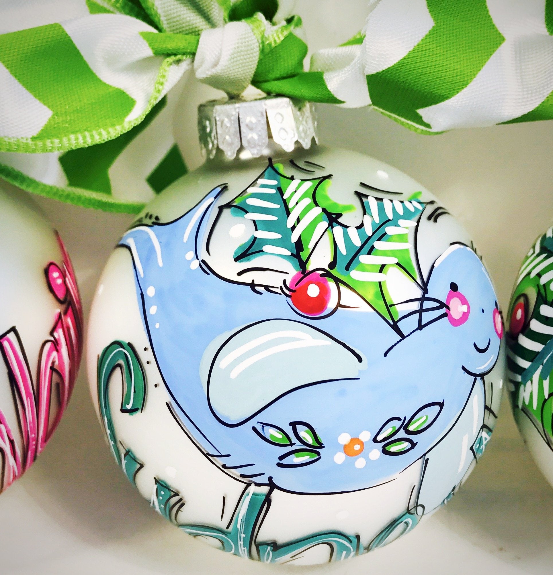 Orders Placed after 11/17 will Arrive after Christmas. ORNAMENT, PERSONALIZED SEAL Ornament