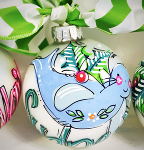 Orders Placed after 11/17 will Arrive after Christmas. ORNAMENT, PERSONALIZED SEAL Ornament