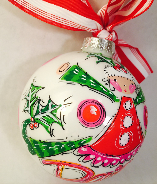 Orders Placed after 11/17 will Arrive after Christmas. ORNAMENT, PERSONALIZED ELF GIRL Ornament