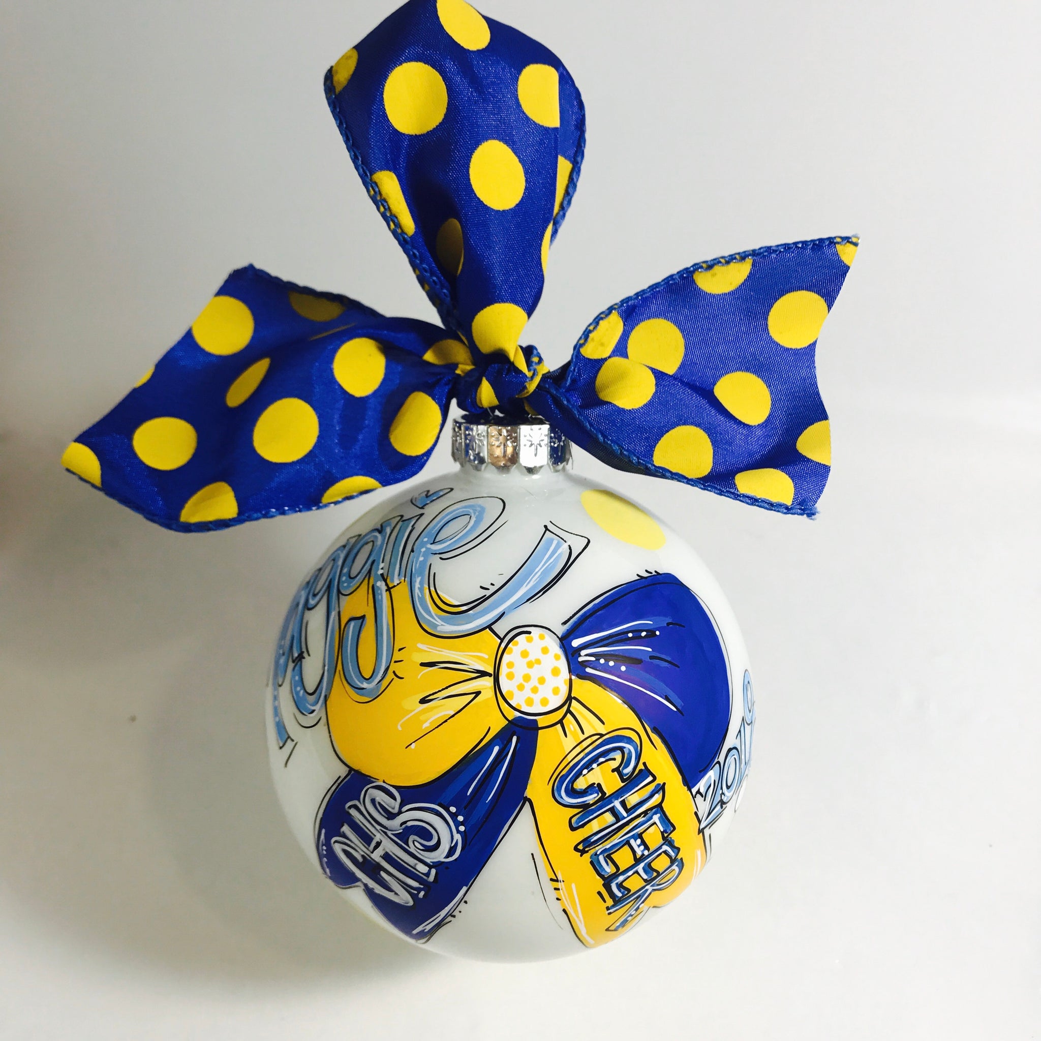 Orders Placed after 11/17 will Arrive after Christmas. ORNAMENT, CHEER, Personalized CHRISTMAS Ornament