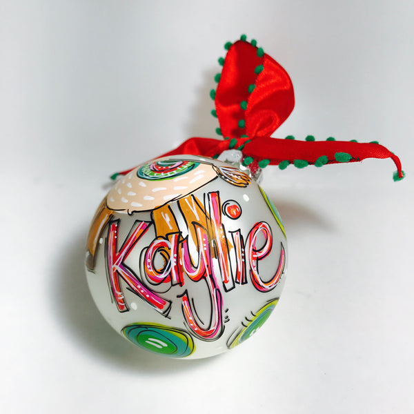 Orders Placed after 11/17 will Arrive after Christmas. ORNAMENT, PERSONALIZED GOAT Ornament