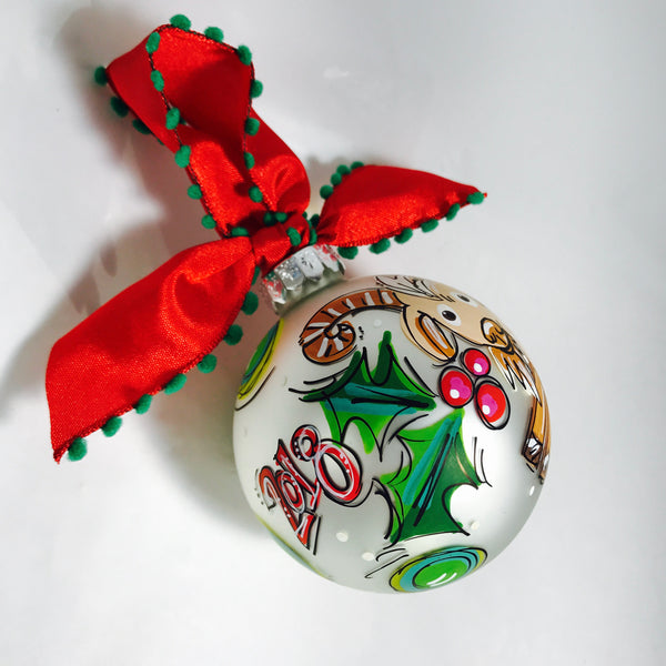 Orders Placed after 11/17 will Arrive after Christmas. ORNAMENT, PERSONALIZED GOAT Ornament