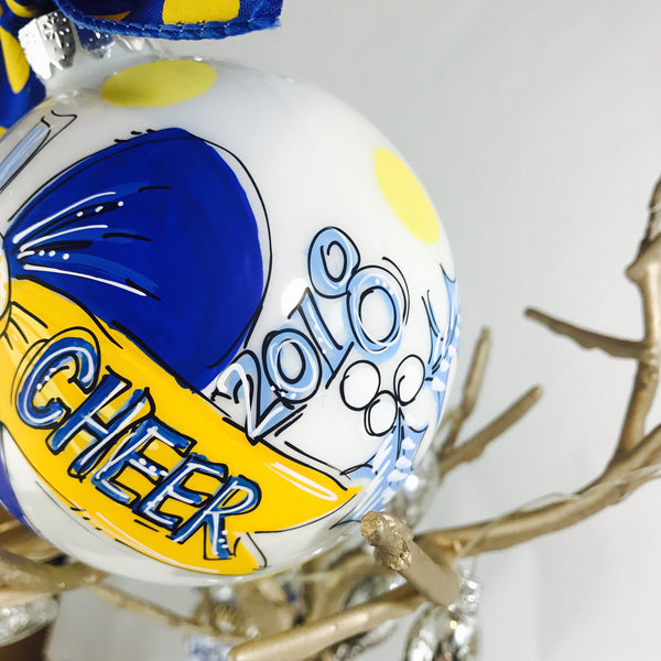 Orders Placed after 11/17 will Arrive after Christmas. ORNAMENT, CHEER, Personalized CHRISTMAS Ornament